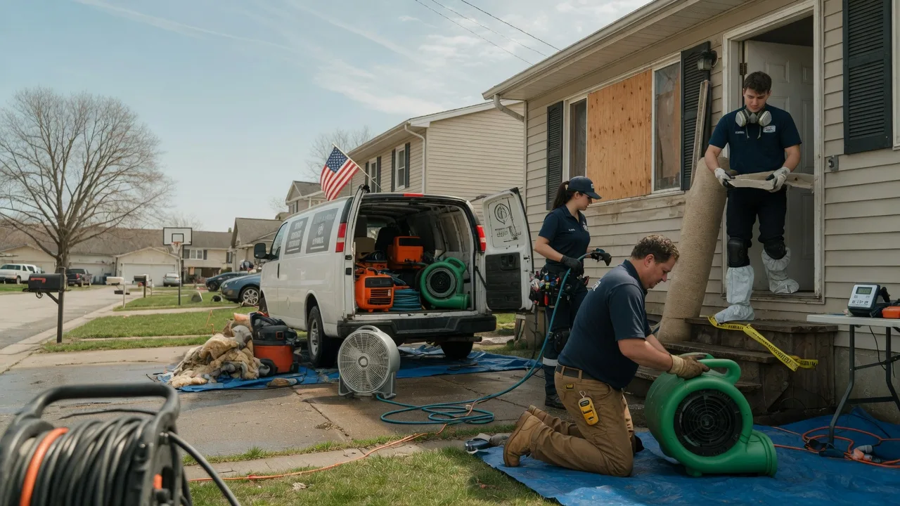 Water Damage Restoration in Maple, WI near me